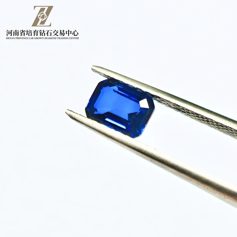 Laboratori de 2,714 quirats-Creat Tall de coixí de safir blau reial